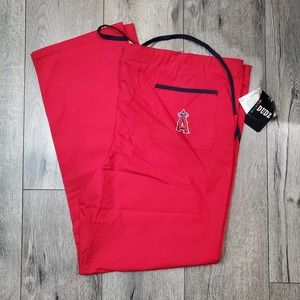 NWT New Anaheim Angels Medical Scrub Pants XL
